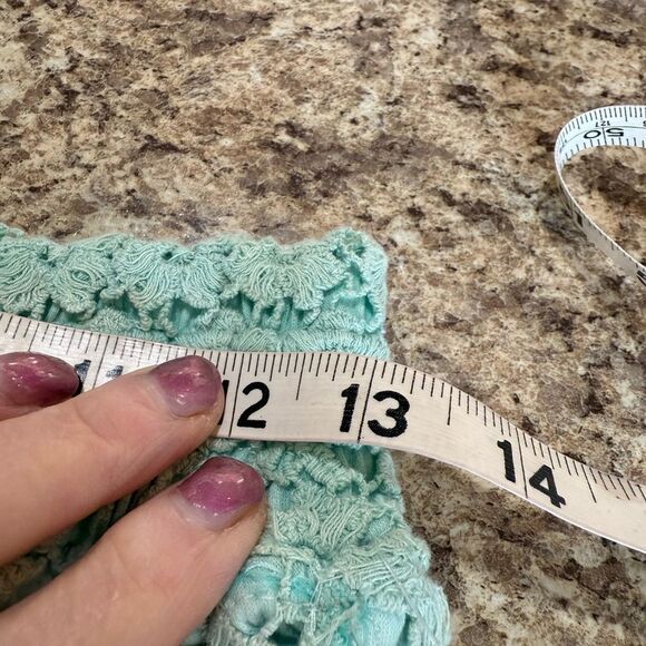 Wallflower Women's Lace shorty Shorts - Mint Green - Picture 5 of 9